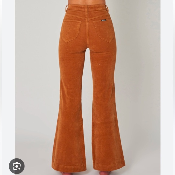 Rollas Eastcoast Flare Tan Corduroy Pants - Picture 11 of 12